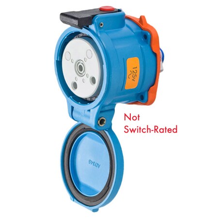 Meltric Pin & Sleeve Receptacle, 20 A, 125V AC, Single Phase, 1 Pole, Screw Terminals Wire Connection Type 33-14075-352